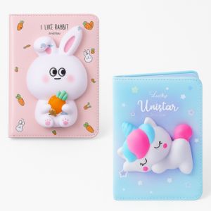 3D kawaii bunny and unicorn diaries with soft plush covers – perfect kids gift from Motumal Giftwala Ranchi"