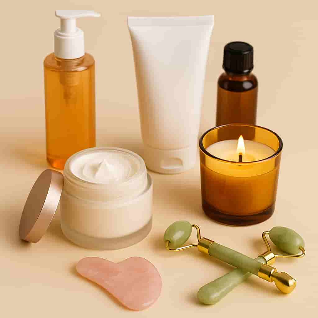 “Motumal Giftwala beauty and wellness hampers featuring skincare, bath essentials, and relaxation products — perfect for gifting in Ranchi with same-day delivery.”