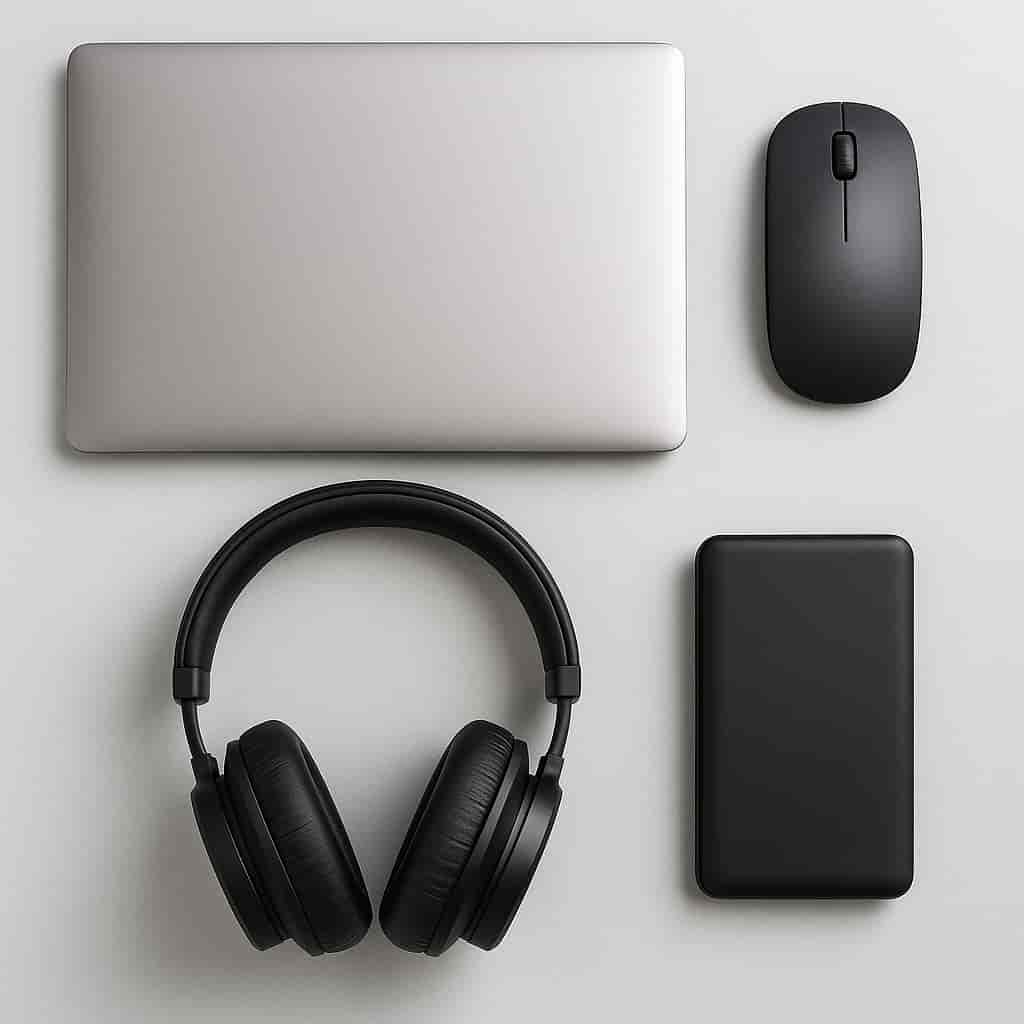 “Motumal Giftwala laptop accessories — premium electronic gifts including mouse, keyboard, laptop stand, and headphones for work and gifting in Ranchi.”