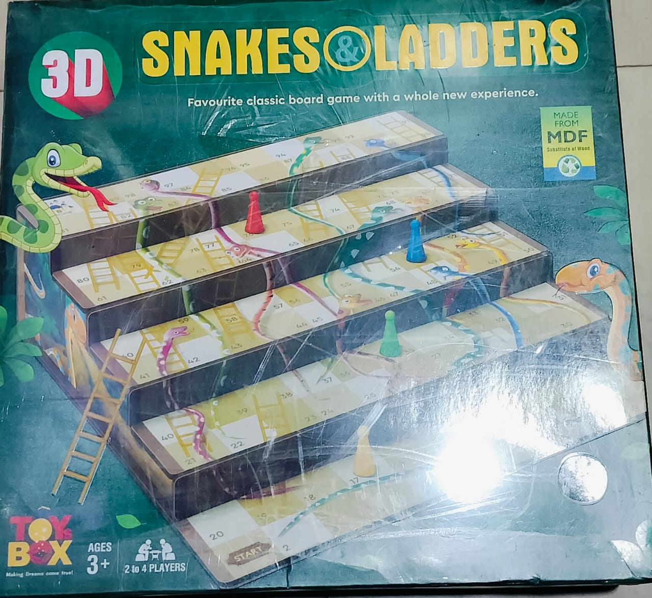 786/335 3D SNAKES & LADDERS