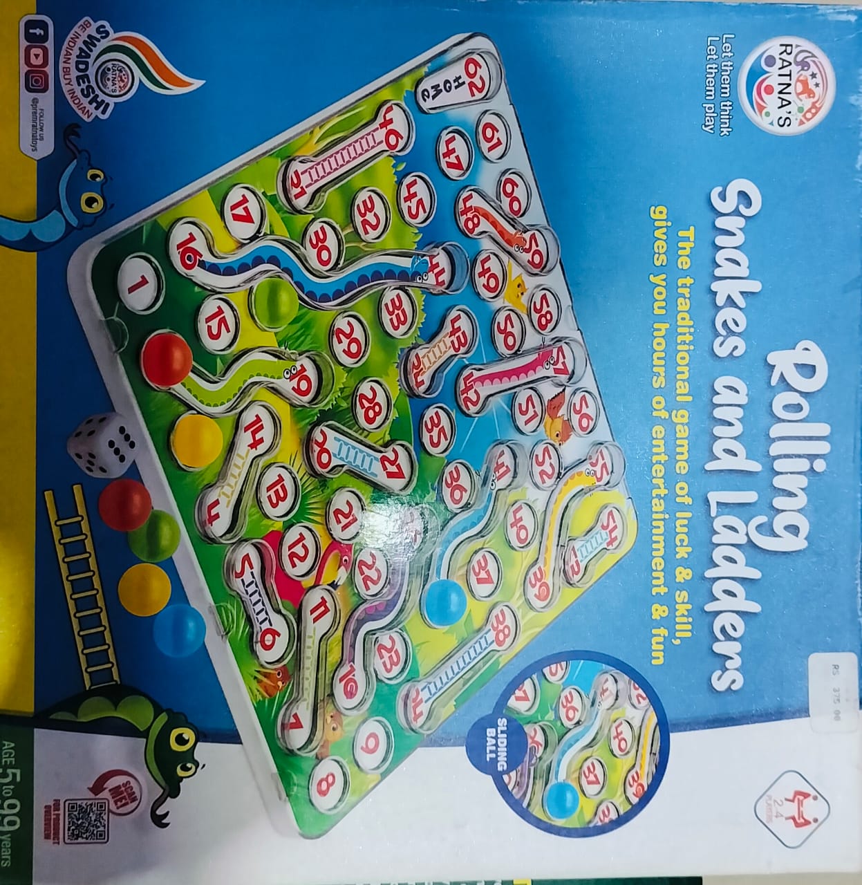 ROLLING SNAKES AND LADDERS