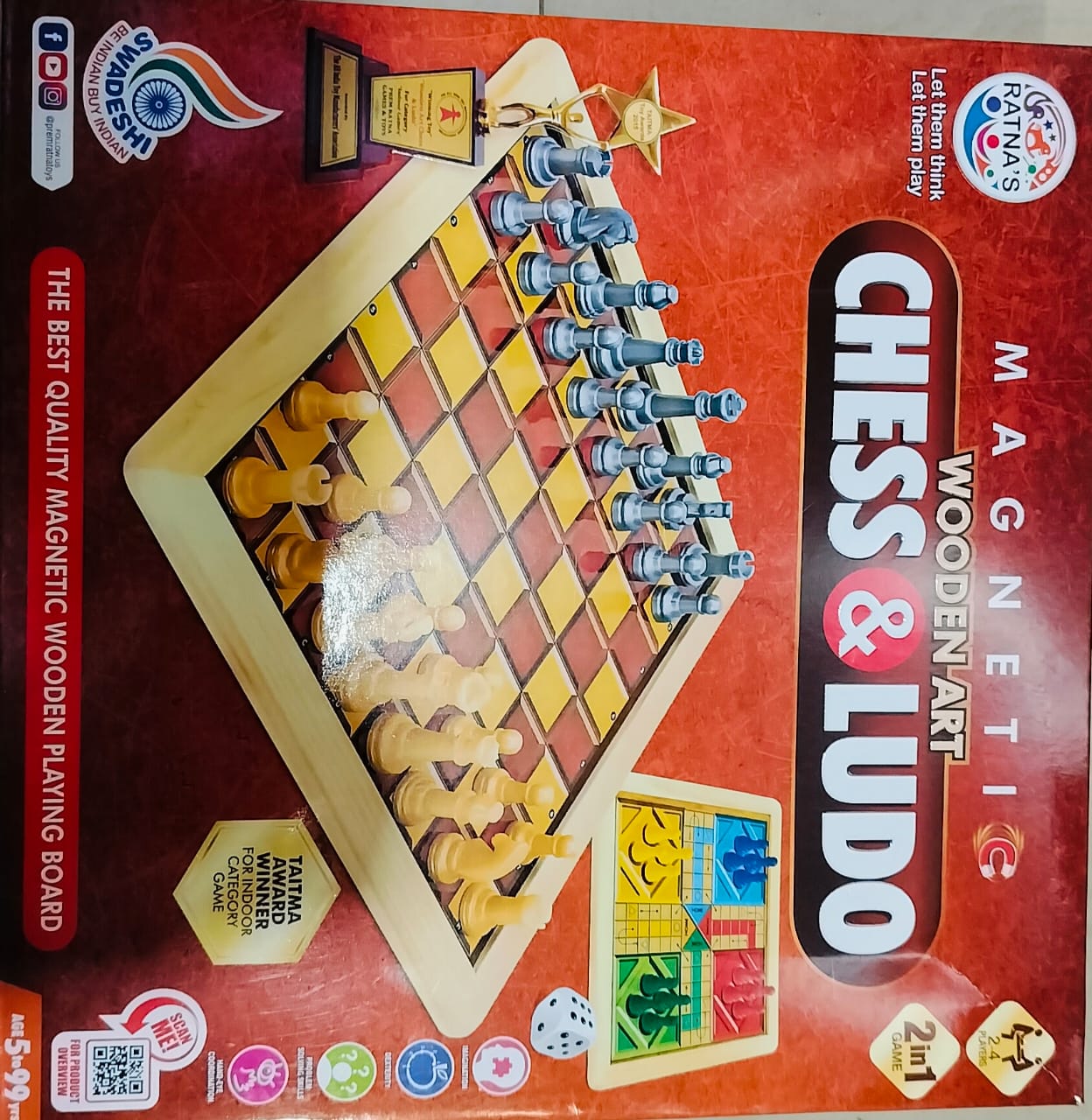 PRT WOODAN ART CHESS