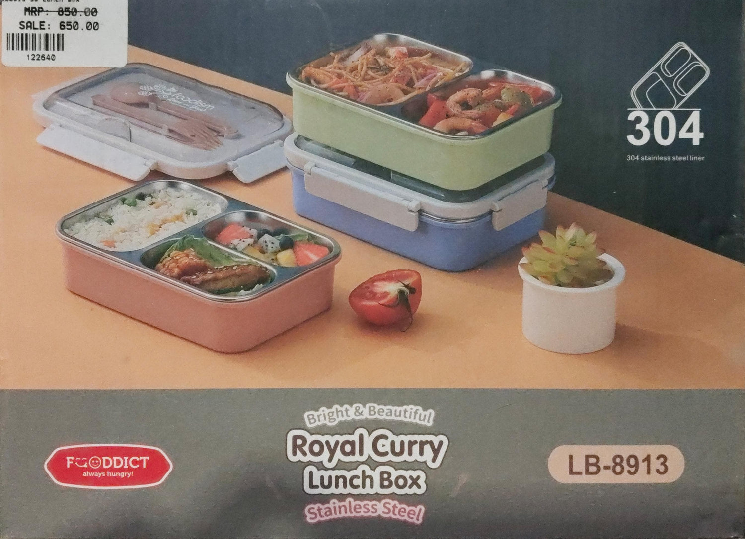LB8913 SS Lunch Box