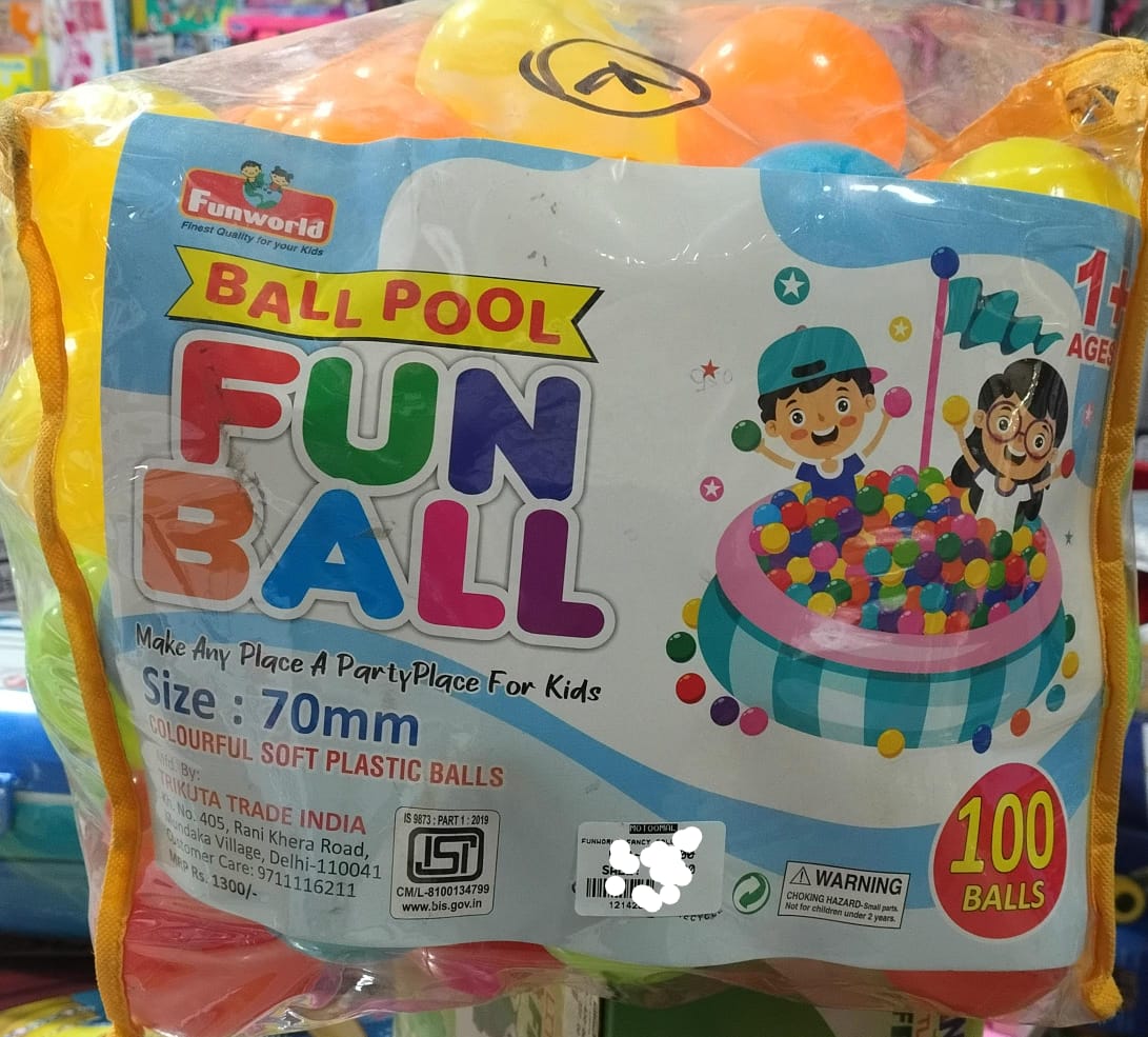 Funworld Fancy Balls 100PC