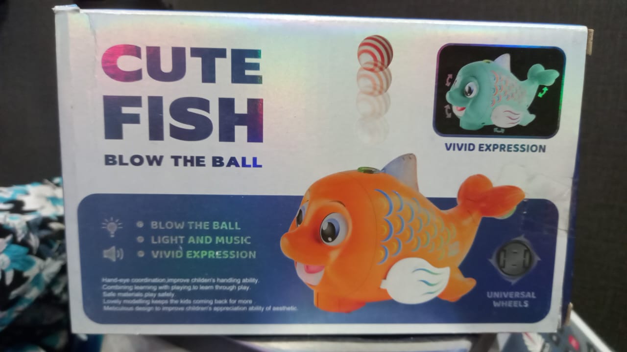 Cute Fish BLOW THE BALL - 20 x 11 x 12.5 - 320g
