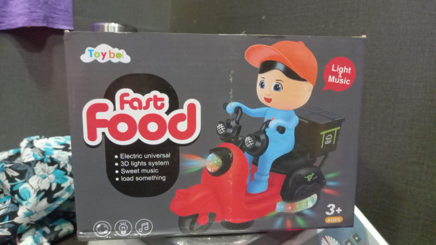 Fast Food MOTORCYCLE - 20.5 x 10 x 14 - 305g