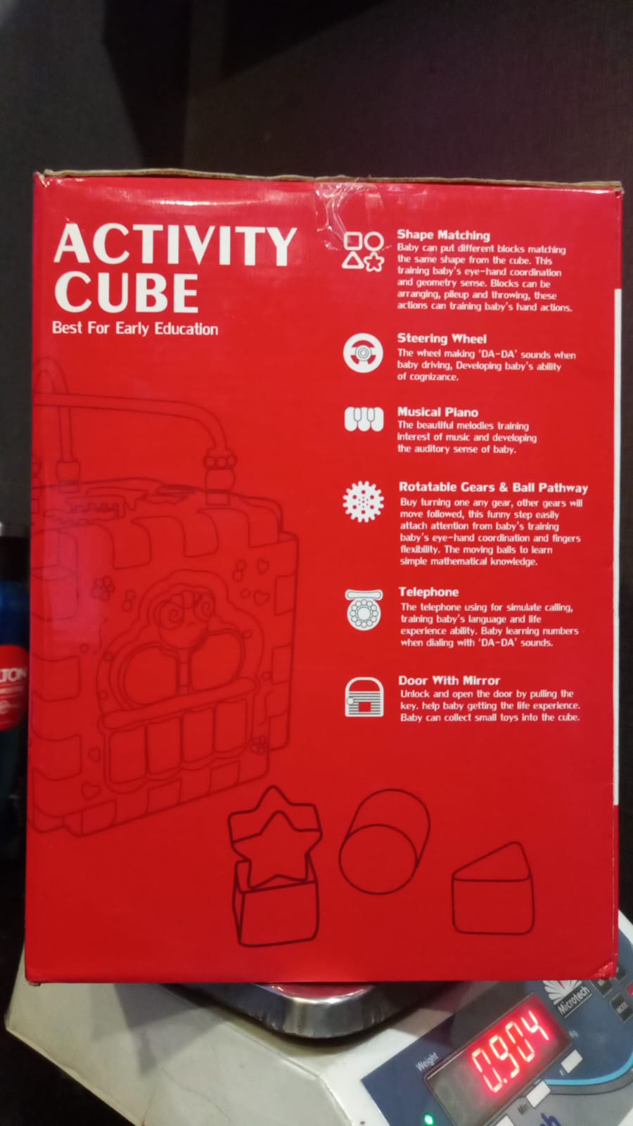 Activity cube best for early aducation -  900g - 19 x 19 x 26