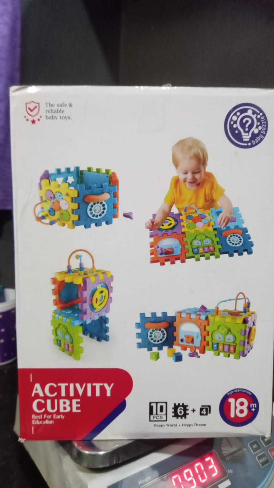 Activity cube best for early aducation -  900g - 19 x 19 x 26