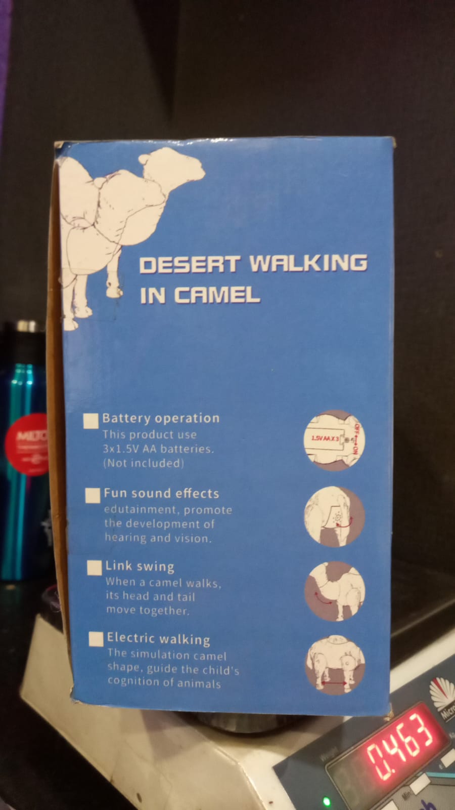 desert walking in camel  - 460g - 25.5 x 12.5 x 21.5
