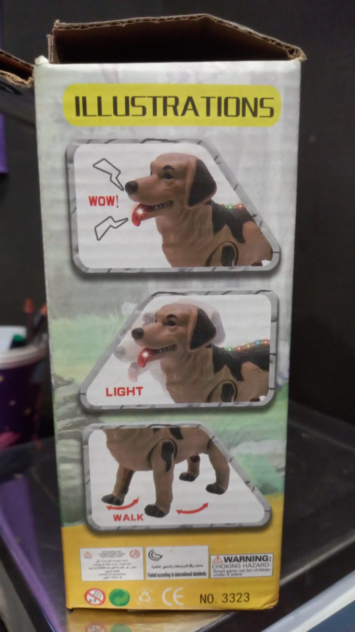 the lovely dog comes two colour - 298g - 21.5 x 7.5 x 18