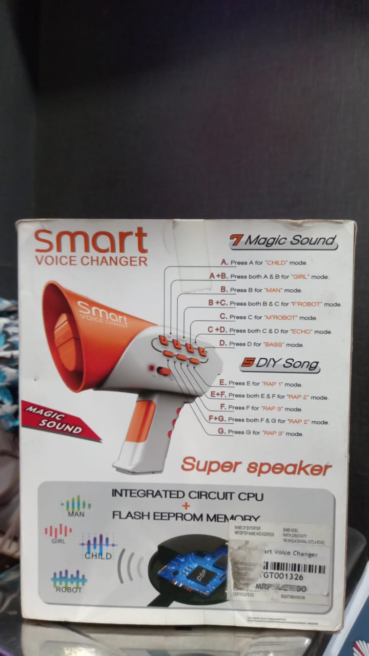 super speaker smart voice changer - 138g - 16 x 7.5 x 20