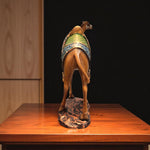 Back side of decorative camel showpiec