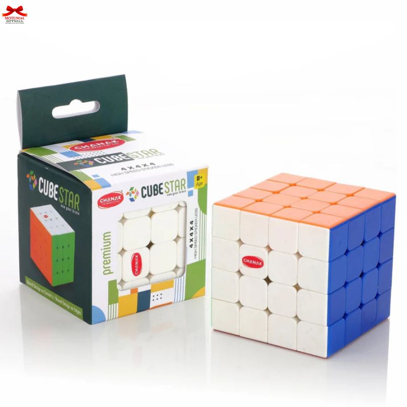 Rubik's Cube with CubeStar packaging on a white background
