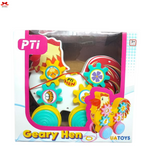 Colorful toy set in packaging with PTi and UATOYS branding on a white background