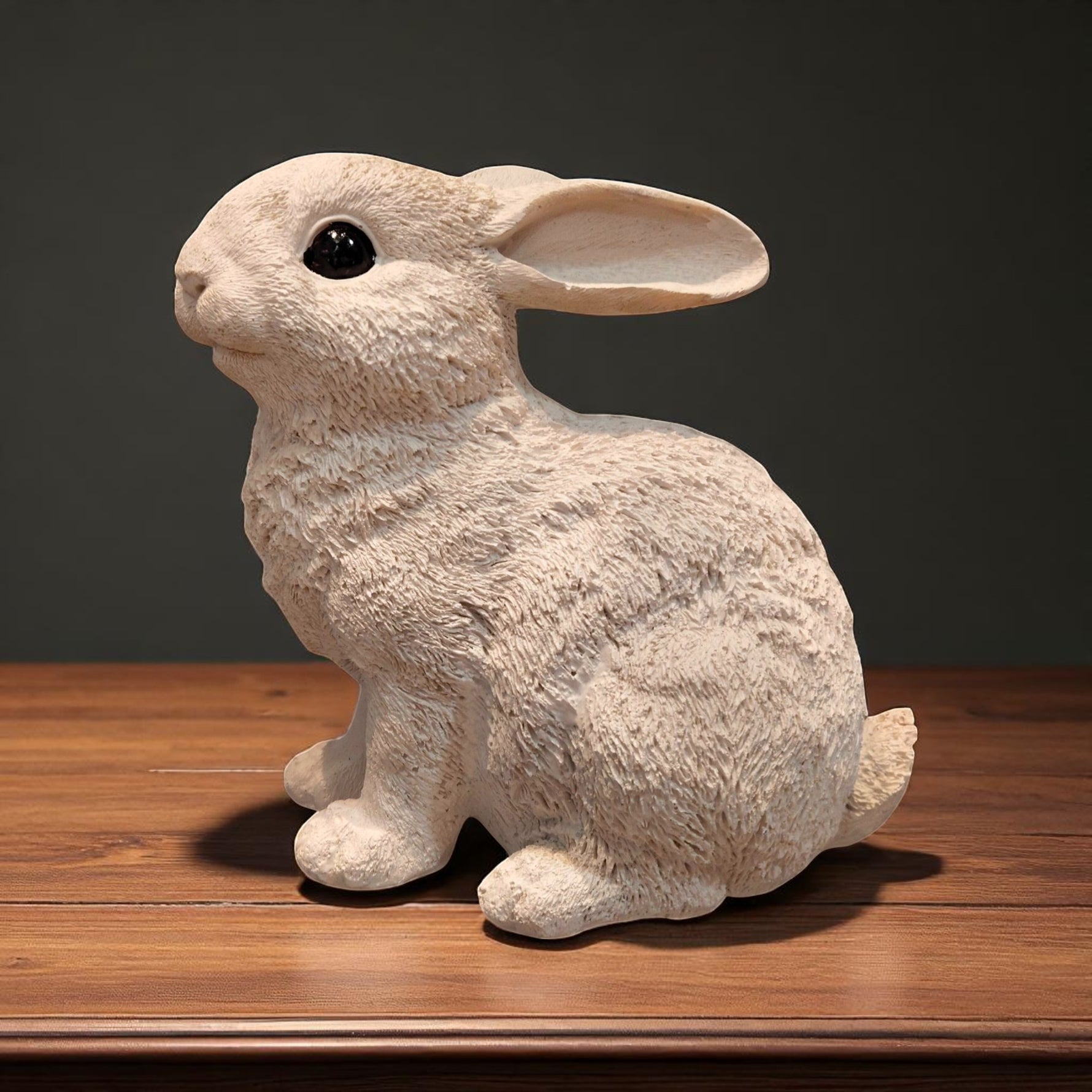 Left profile of handcrafted rabbit showpiece for kids room or garden – Ranchi delivery