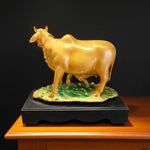 Side View of Cow and Calf Decorative Showpiece for Home – Motumal Giftwala