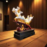 Luxury horse showpiece placed on table for home or office decor