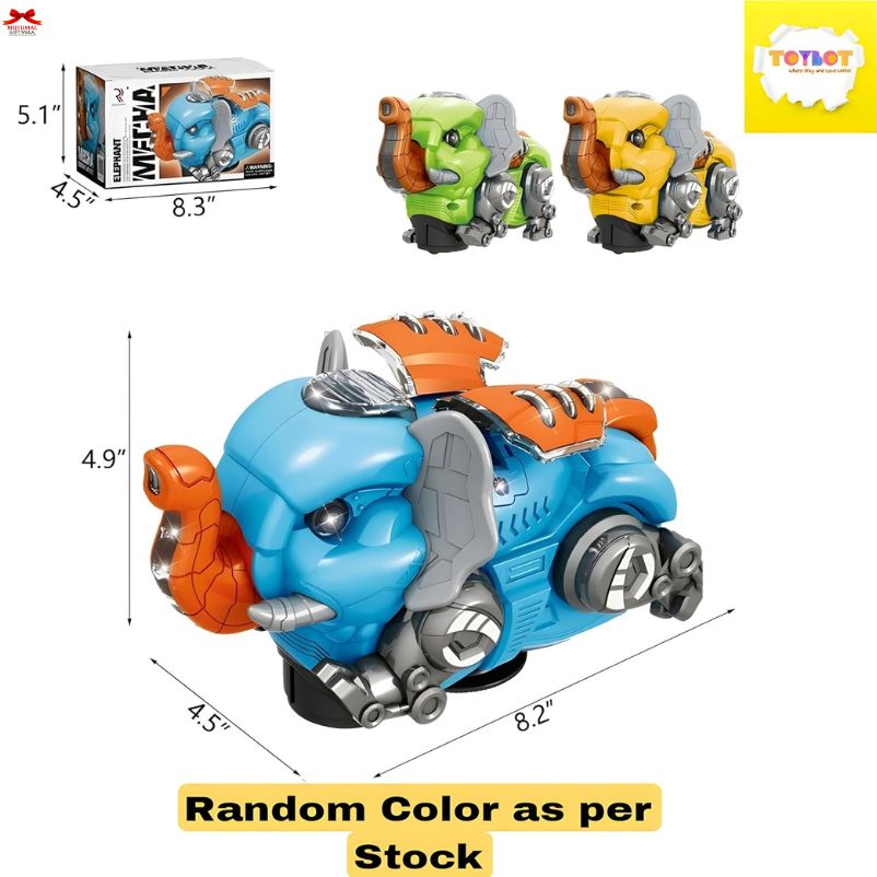 Toy vehicle with dimensions and packaging on a white background