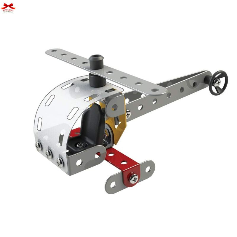 Mechanical arm or robot component on a white background