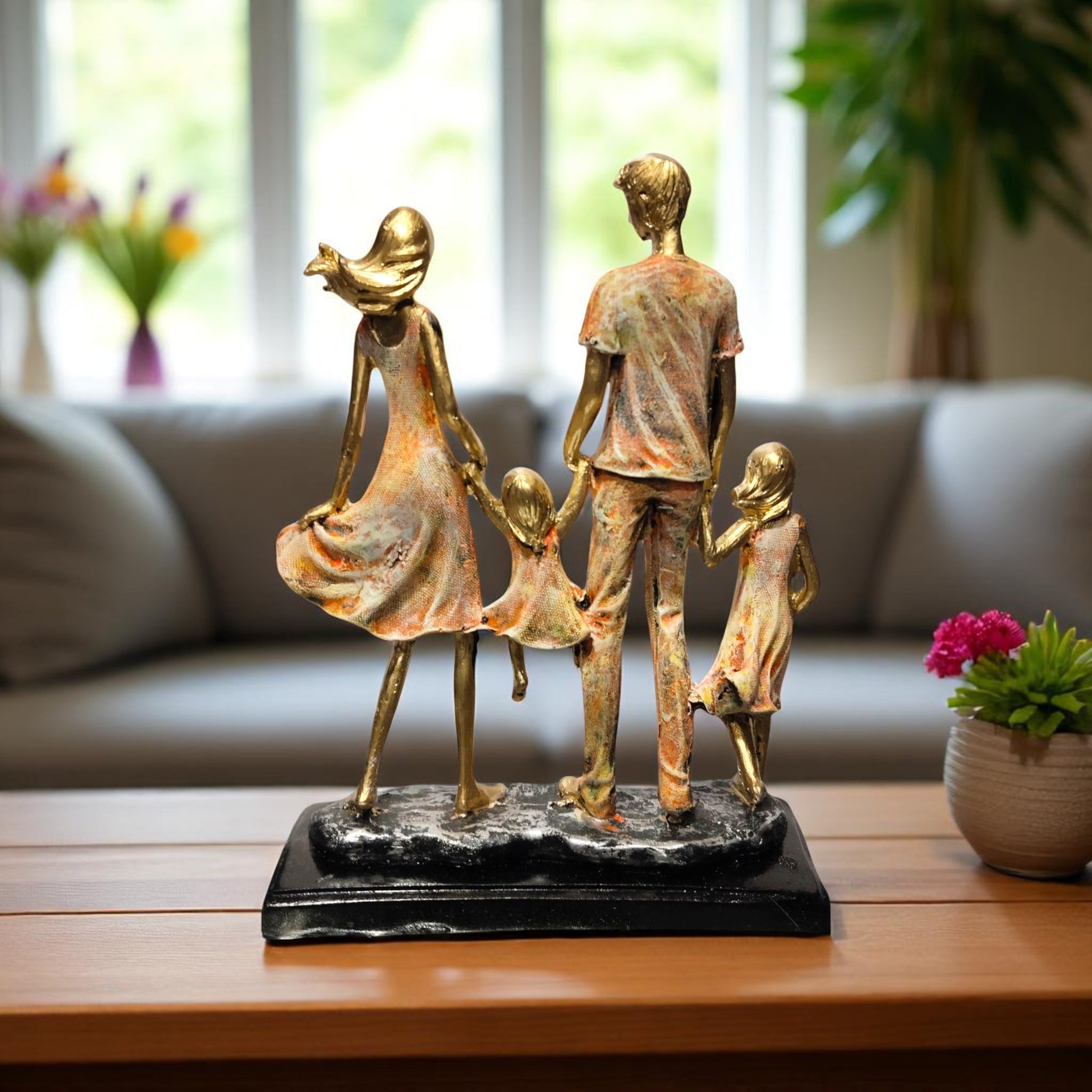 Happy Family Modern Art Decor – Ranchi Gift Collection"