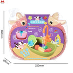 Children's toy cow wash set with packaging on a white background