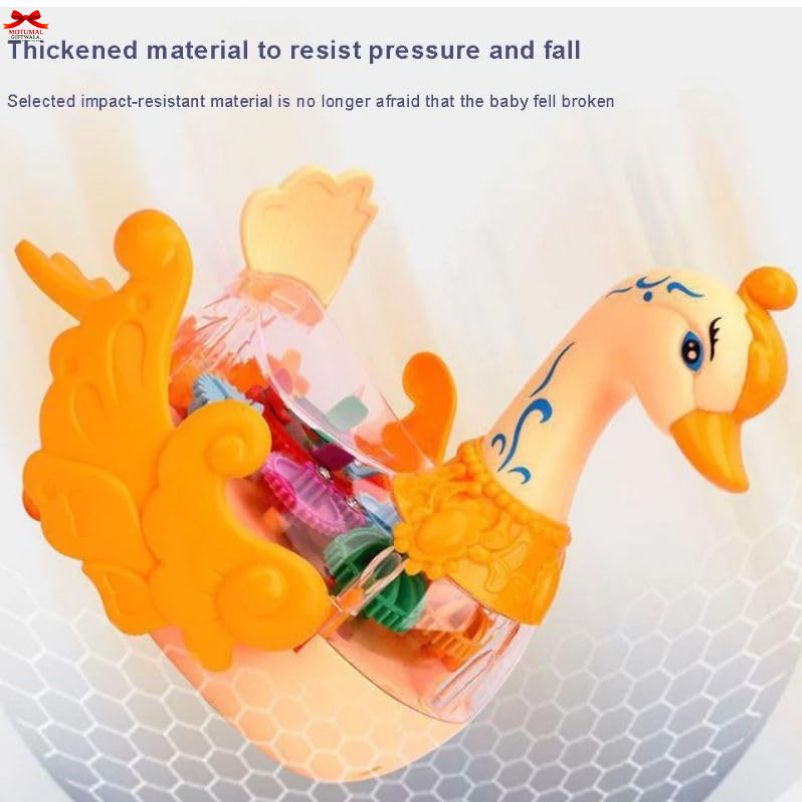 Musical Swan – Dancing & Singing LED Gear Toy for Kids