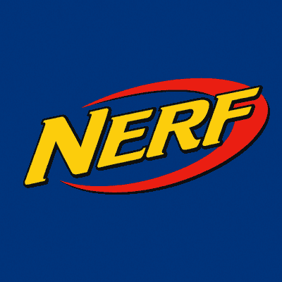 Nerf logo – leading toy blaster and foam gun brand for kids in India