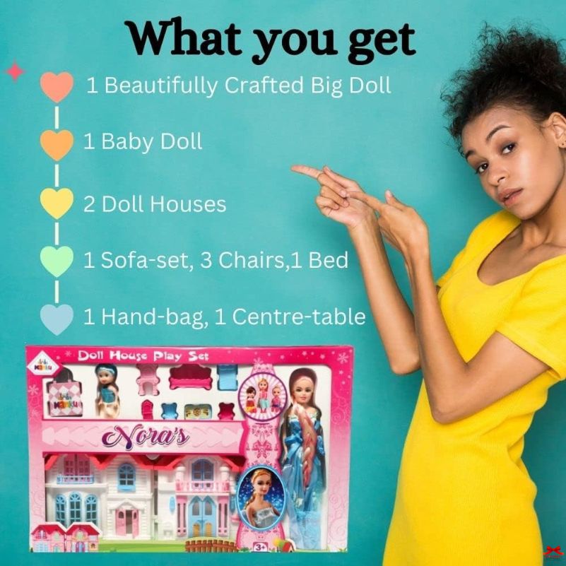 Nora’s Magical Doll House Play Set