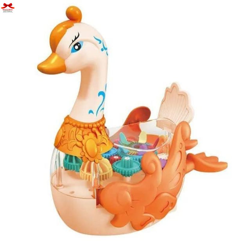 Musical Swan – Dancing & Singing LED Gear Toy for Kids