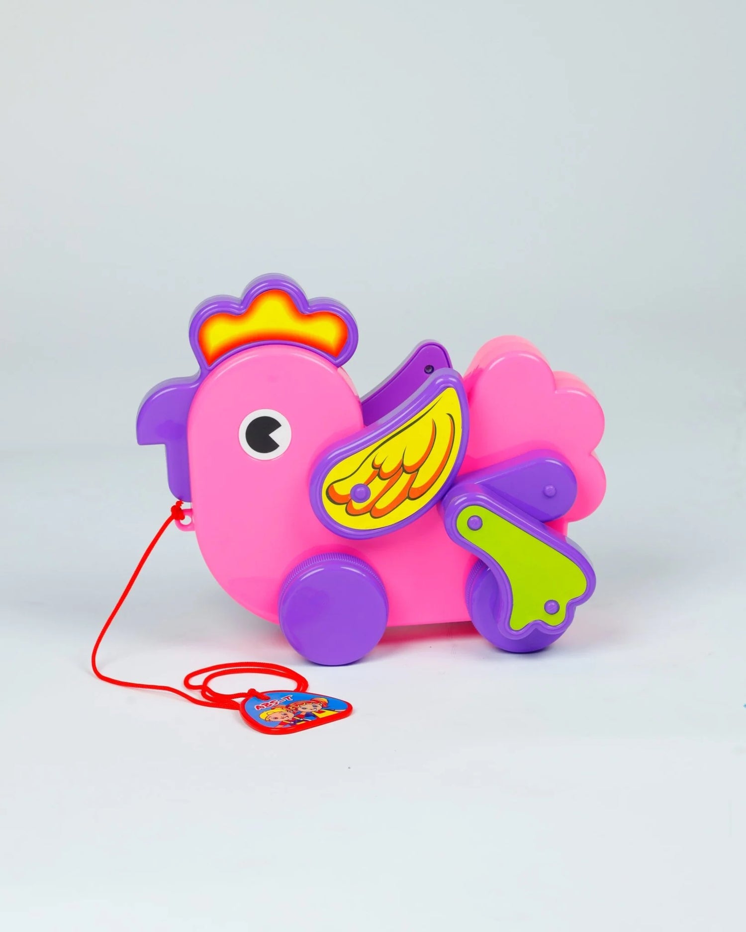 Happy Chirpy – Pulling Rooster Musical Toy