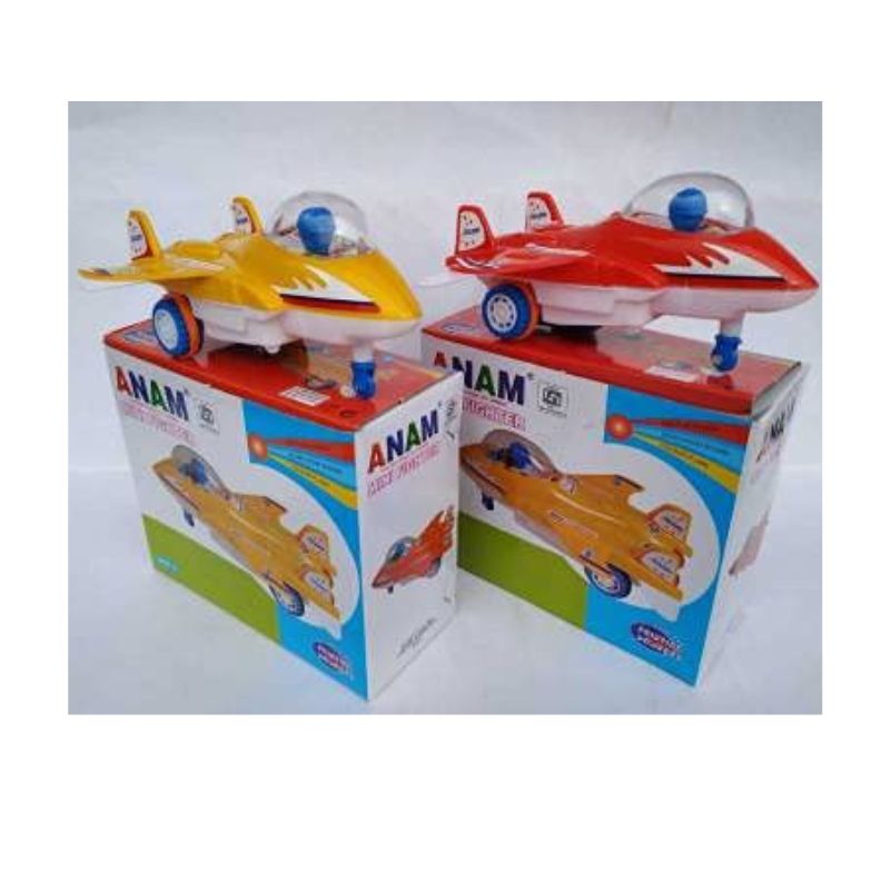 Two toy vehicles on their boxes with 'ANAM' branding on a white background