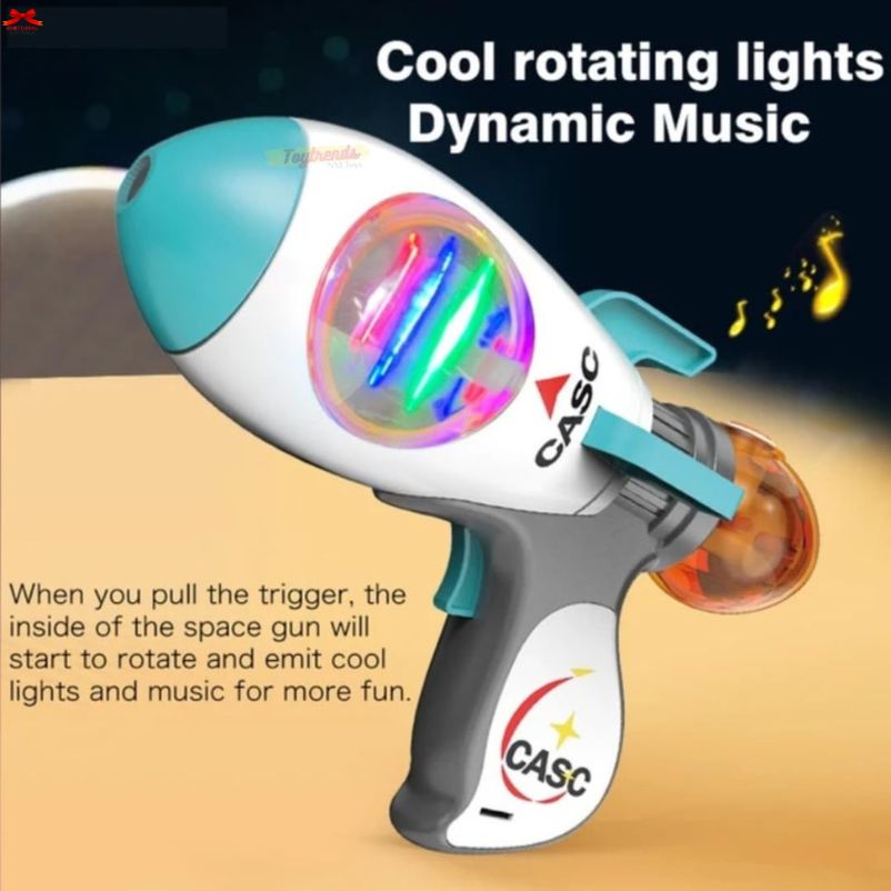 CASC Space Projection Spray Gun – Sound, Light & Mist Wali Futuristic Adventure Gun