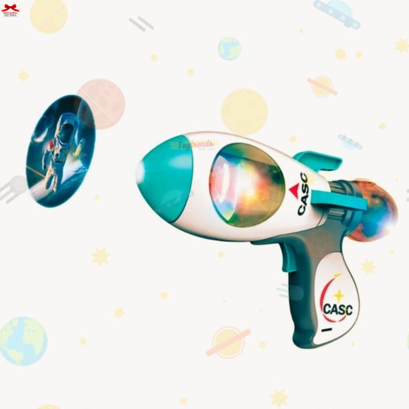 CASC Space Projection Spray Gun – Sound, Light & Mist Wali Futuristic Adventure Gun