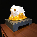  Back View of Peaceful Cow Idol for Vastu and Pooja Decor – Ranchi Delivery
