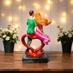 Rear view of romantic windy love couple showpiece – Motumal Giftwala Made in India