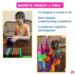 Child playing with Magnetix toys, showcasing cognitive development benefits.